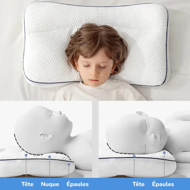 Soutien tête, nuque et épaules de l’oreiller ergonomique